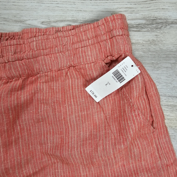 NWT Anthropologie Boho Casual Linen Summer Shorts  Large - Picture 4 of 8